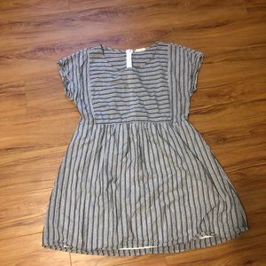 Altar'd State striped, grey dress